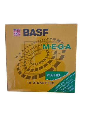 BASF MEGA Disketten 5,25" (Floppy-Disk) im 10er-Pack