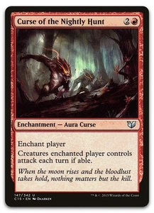Curse of the Nightly Hunt #147 (NM) Commander 2015 C15 Magic MTG - Picture 1 of 2