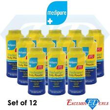 12 x Medipure Medicated Body Powder 200g Soothing Treatment for Irritated Skin