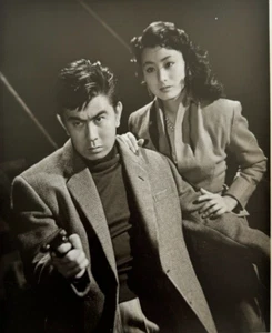 Police! Man & Woman Noir Shin Toho Production Japanese Film Still 9x11 B&W - Picture 1 of 2