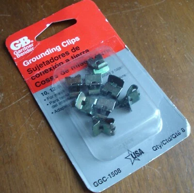 Dobladora Gardner 8 paquetes 10, 12, 14 AWG clips de conexión a tierra de alambre 8 piezas 8x aluminio/cobre Foto 1 de 3