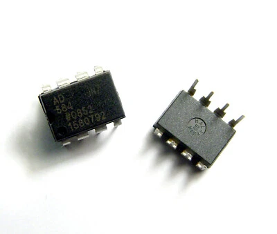 2x Analog Devices AD584 JNZ / AD 584 JNZ Spannungs-Referenz IC, DIL8, NOS - Image 1 of 2