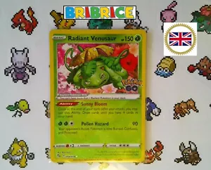 Pokemon cards Radiant Venusaur Florizarre Radieux Pokémon GO 4/78 SHINY EN - Bild 1 von 2
