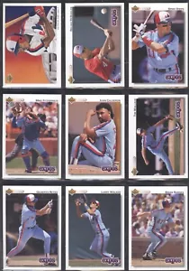 1992 UPPER DECK MONTREAL EXPOS MLB BASEBALL TEAM SET (22) - Picture 1 of 6