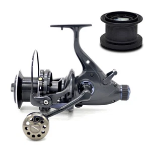 Baitfeeder Spinning Reels with Spare Spool Dual Drag for Live Liner Bait Fishing - Picture 1 of 15
