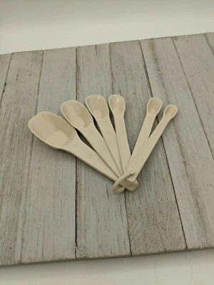 Tailor Made Almond 6 Piece Measuring Spoons 1/8 tsp-1 Tblsp - Image 1 of 4