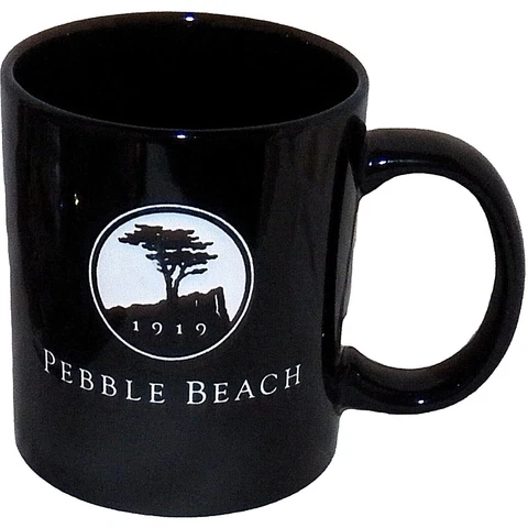 Pebble Beach Golf Course Lone Cypress 3D Heritage Logo Est 1919 Venti Coffee Mug Cover