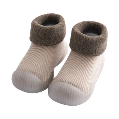 Baby Boys Girls Slipper Socks Kids Winter Toddler Anti-slip Sock Floor Shoes New - Image 1 of 4