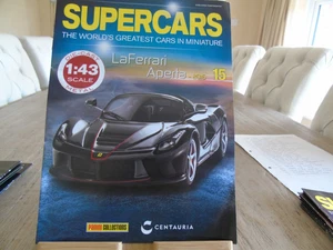 PANINI SUPERCARS MAGAZINE ONLY NO CAR LA FERRARI APERTA 2016 - Picture 1 of 1