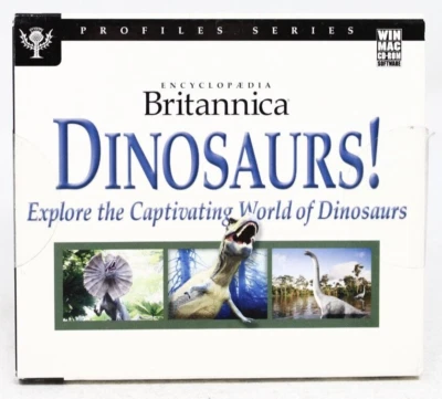 Encyclopedia Britannica Profiles: Dinosaurs PC CD (WIN/MAC) New Sealed - See des - Image 1 of 4