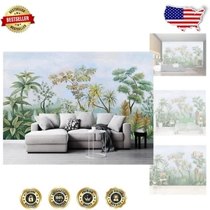 High-Definition 5-Panel Tropical Plants Murals 103" x 69" Water-Resistant - Picture 1 of 10