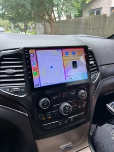 Carplay For Jeep Grand Cherokee 2014-2017 Car Stereo Radio GPS 10.1'' Android 13 - Picture 1 of 20