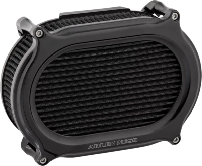 Arlen Ness Black Stage 2 Oval Upgrade Performance Air Filter 4 Harley HD Vent... - Image 1 of 4