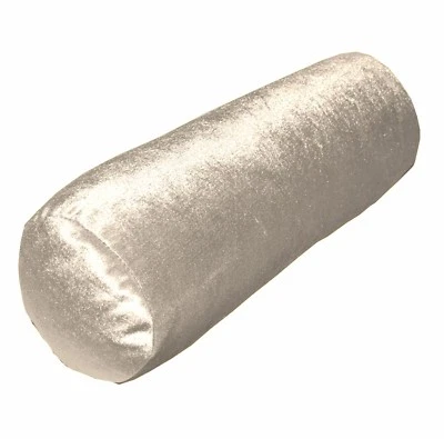 mo136g Estuche de Yoga Rollo Cuello Cubierta Refuerzo Terciopelo Brillo Taupe Pálido Tamaño Personalizado Foto 1 de 4