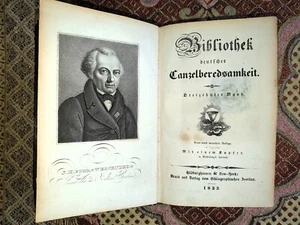 Ignaz Heinrich von Wessenberg "Bibliothek deutscher Kanzelberedtsamkeit" 1833 !! - Bild 1 von 10