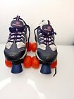 Skechers Womens 4 Wheelers 1910 Gray Roller Skates Low Top Lace Up Shoes Size 5