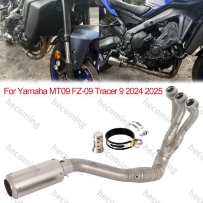 Sistema de escape completo MT09 para tubo silenciador Yamaha MT-09 FZ09 Tracer 9 2024 2025 Foto 1 de 4