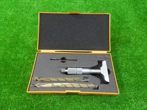 Mitutoyo Depth Gauge Micrometer DMC60-75 Model No 129-110 Measuring range 0-75mm - Picture 1 of 10