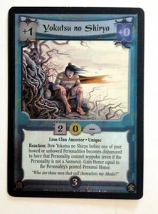 Lámina Mano del Shogun L5R Leyenda de los Cinco Anillos CCG Caída de Otasan Uchi - Imagen 1 de 1