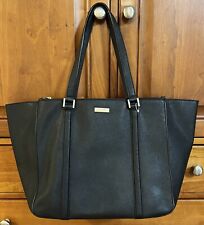 Kate Spade New York Black Saffiano Leather Satchel Tote Shoulder Bag