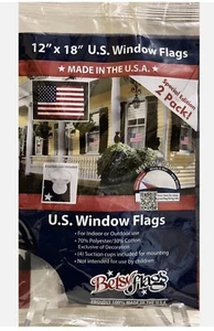 Betsy Flags 12" x 18" U.S. Window Flags - Picture 1 of 2