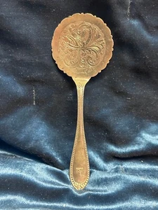 TIFFANY STERLING SILVER BUCKWHEAT SERVER WITH FOX ENGRAVING 49GR - Picture 1 of 3