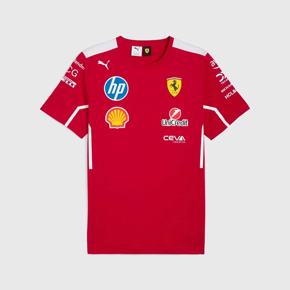 Scuderia Ferrari F1 Ladies Team Tee Red - Image 1 of 2