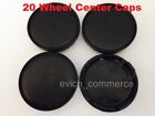 20 x Wheel Centre Center Hub Caps Black 55mm/50mm for Alloy Wheels Universal