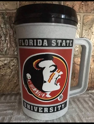 FSU Florida State Seminoles 22oz Hot/Cold Insulated Thermal Travel Mug Stein NWT - Image 1 of 4