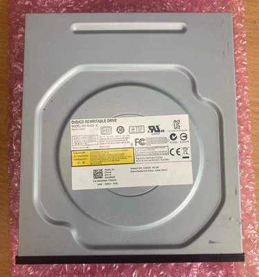 Black DELL DVD/RW Rewritable SATA Drive - DH-16ACS 0HDD0H - Image 1 of 4