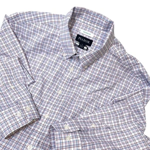 Jos. A Bank L Mens Tailored Fit 100% Cotton Plaid Button Down Long Sleeve Shirt - Picture 1 of 6