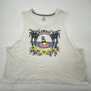 VOLCOM HAWAII PINEAPPLE SLEEVELESS TANK TOP WOMEN'S SIZE XL - Picture 1 of 12