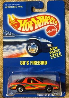 Hot Wheels Años 80 Firebird Rosa Caliente con Multi Cintas Clásico Nuevo Estilo de Pintura #256  Foto 1 de 4
