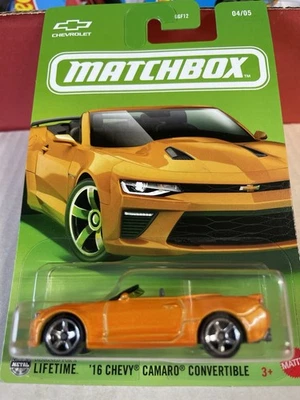 2025 MATCHBOX SPORTS CAR SERIES ‘16 CHEVY CAMARO CONVERTIBLE #04/ 05! - Image 1 of 2