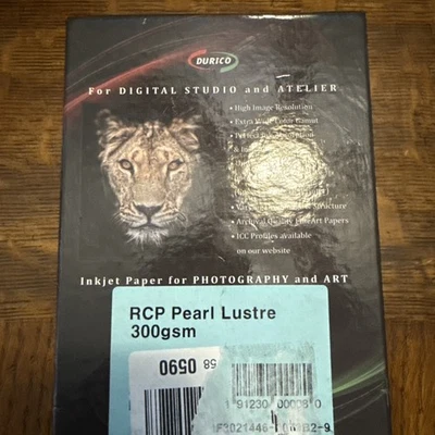 RCP pearl lustre 300gsm digital inkjet paper for photo and art 5x7/50 sheets - Image 1 of 3