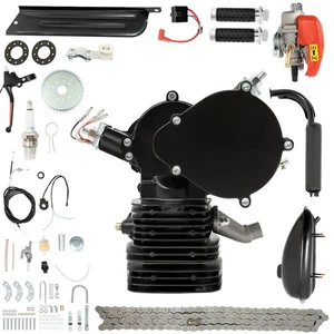 110cc 2-Stroke Bicycle Motor Kit Bike Motorized Gas Engine Full Set 6000r/min - Picture 1 of 21