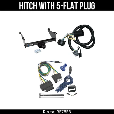 Enganche de remolque Reese + cableado de 5 vías para 03-24 Dodge Ram 2500 3500 03-08 Ram 1500 Foto 1 de 4
