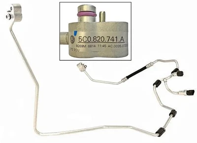 Nueva manguera líquida refrigerante original OEM VW AC Jetta Beetle Passat 2.5 2011-2014 Foto 1 de 4