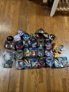 Pokemon Lot: 400+ Cards, Tin Boxes, Figures, Watch, and More - Picture 1 of 7