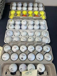 60 PRACTICE Golfbälle Pro-V1, TP5x, Chrome Soft, Srixon, Wasserbälle - Bild 1 von 1