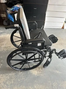New Manual heavy duty Wheelchair W/ Pads/ No Shipping Local Pickup. - Picture 1 of 4