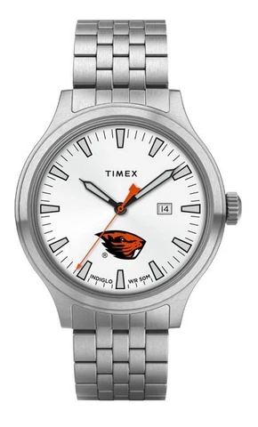 Men's Oregon State Beavers Watch Stainless Steel Top Brass Cover