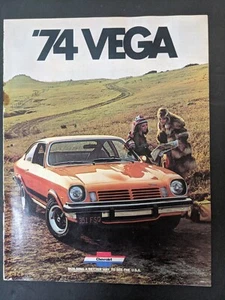 Vintage Original 1974 Chevy Chevrolet Vega Sales Brochure Vega GT - Bild 1 von 4