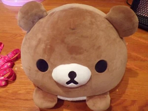 NUEVO CON ETIQUETAS MARRÓN Cabeza de Oso LÍNEA AMIGOS Rilakkuma San-X de Japón 10 x 15 x 14 B746 - Imagen 1 de 5