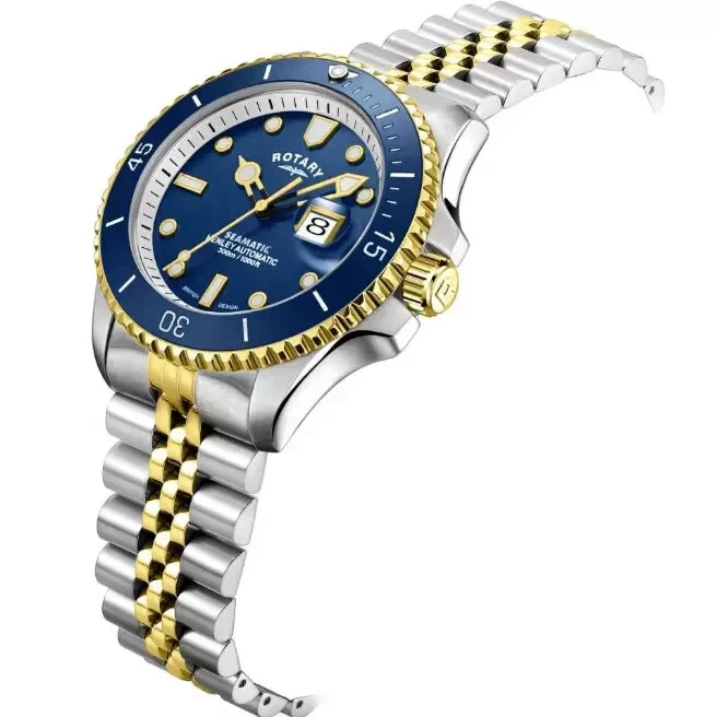 Rotary - Seamatic, Reloj Automático Hombre Acero Inoxidable - GB05436/05 / NUEVO CON ETIQUETAS Foto 1 de 4