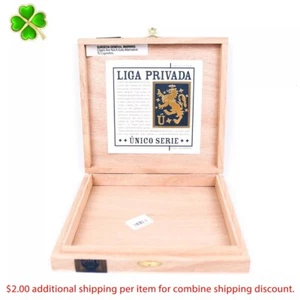 Liga Privada Ratzilla Unico Serie Empty Wood Cigar Box 8.25" x 7.75" x 1.25" - Picture 1 of 12