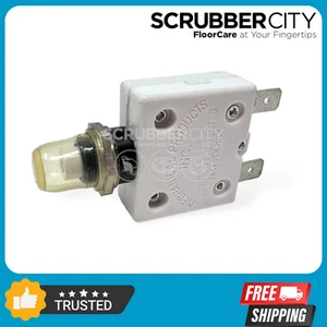 383724 CIRCUITBREAKER 25A TENNANT 5680,5700,A500,SS5,T5,T600,T12,T15 EZ RIDER - Picture 1 of 1