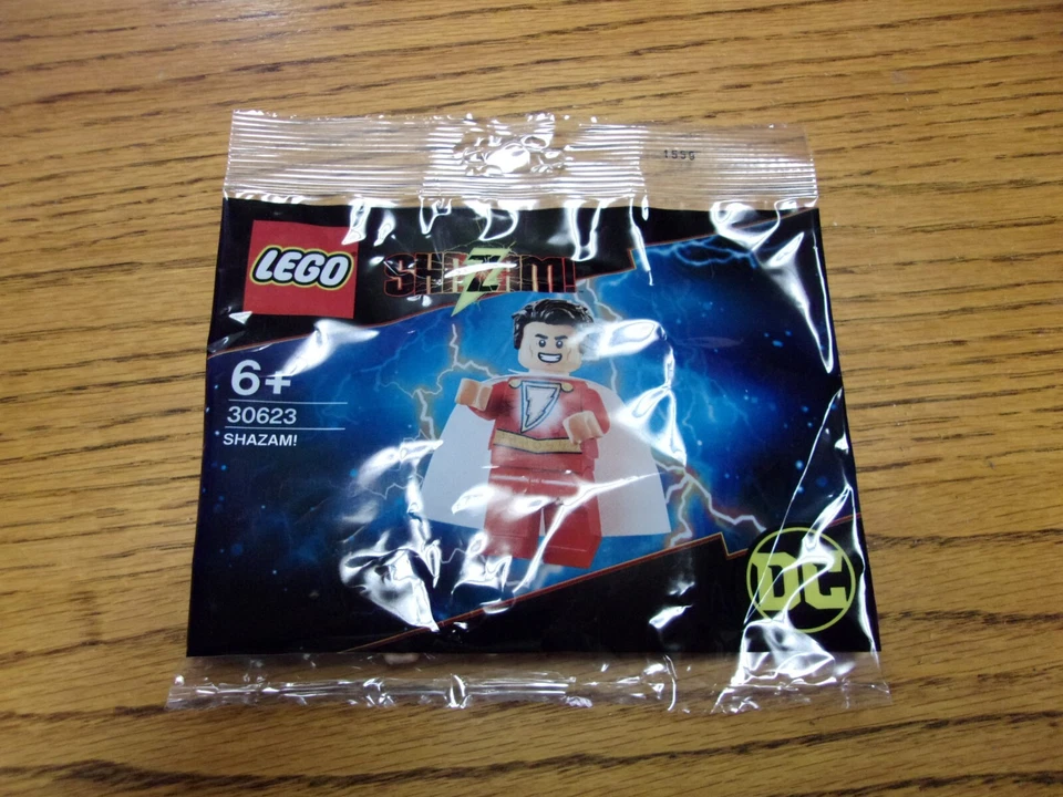 I/H New/Factory Sealed RETIRED 2019 Lego DC 30623 Shazam! Minifigure Polybag Set - Image 1 of 2
