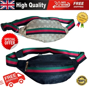 UNISEX DESIGNER GÜRTELTASCHE GELD GÜRTEL SCHULTER HANDTASCHE TASCHE ARBEIT REISEN UK - Bild 1 von 9