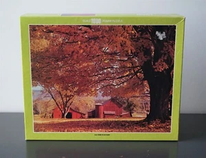 Whitman Guild 1000 Piece Jigsaw Puzzle Old Farm in Autumn Series 2 Sealed New - Picture 1 of 14